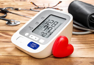 A blood pressure monitoring device